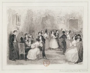 Soiree der Künstler, 1831